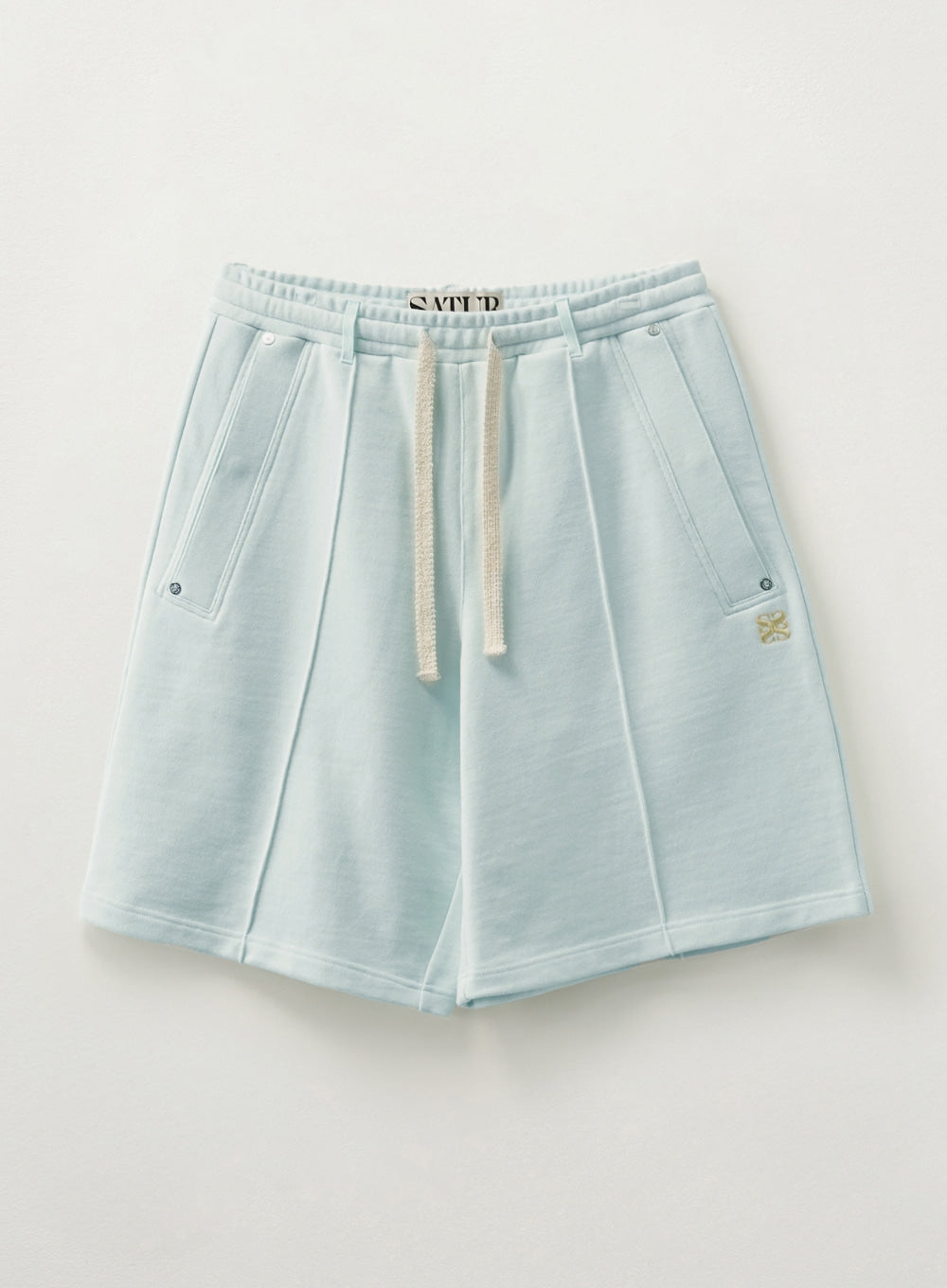[satur] Teo Cotton Bermuda Pants - Ice Blue