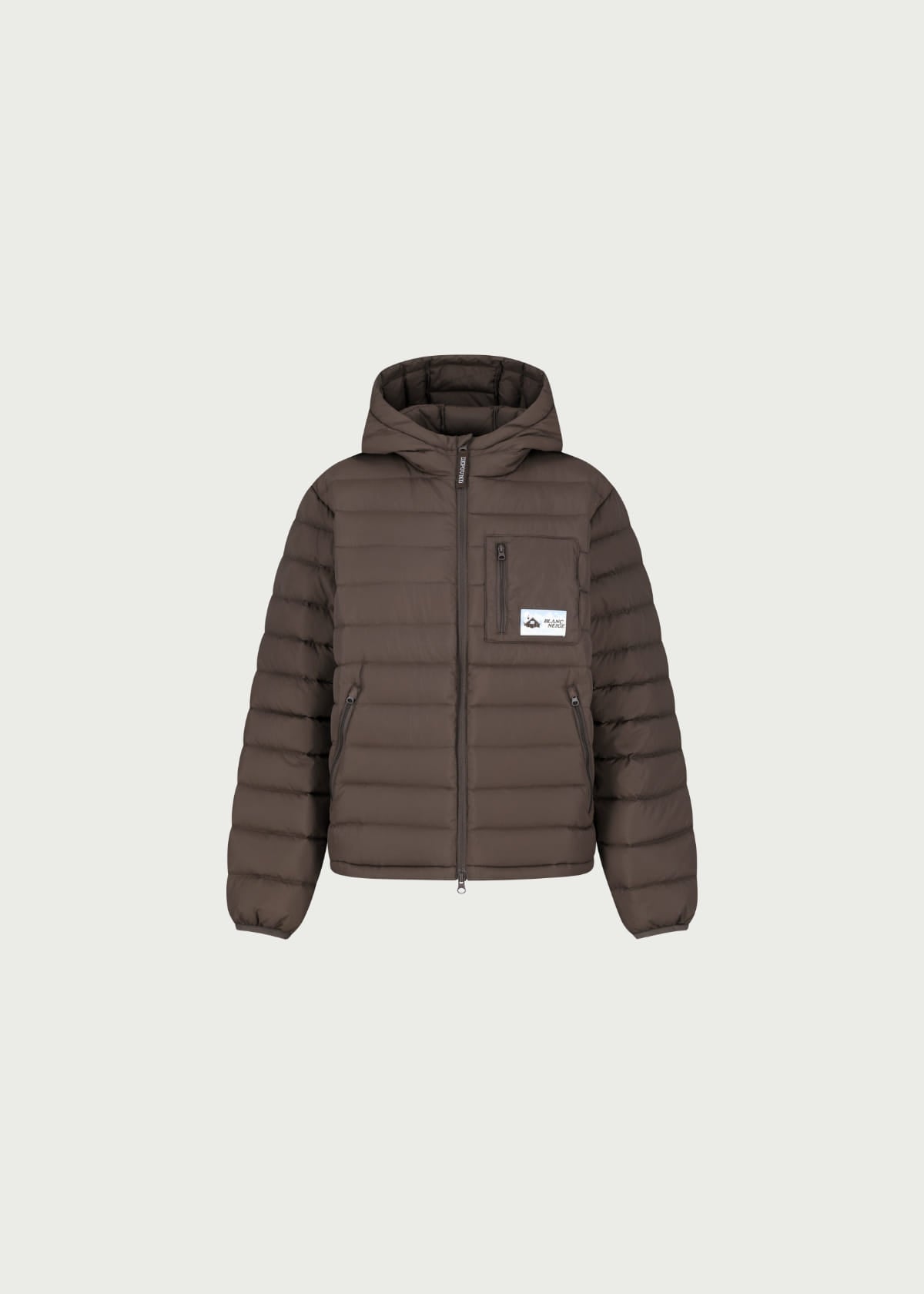Depound light duck down jumper - brown