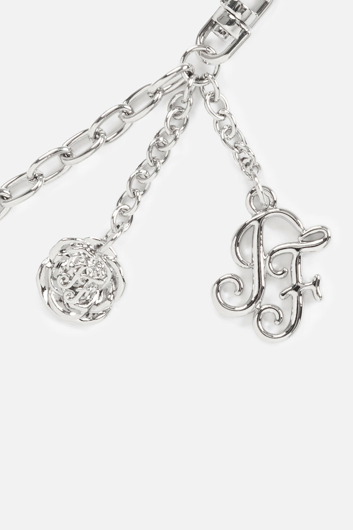 Instantfunk Metal Heart Keyring - Silver
