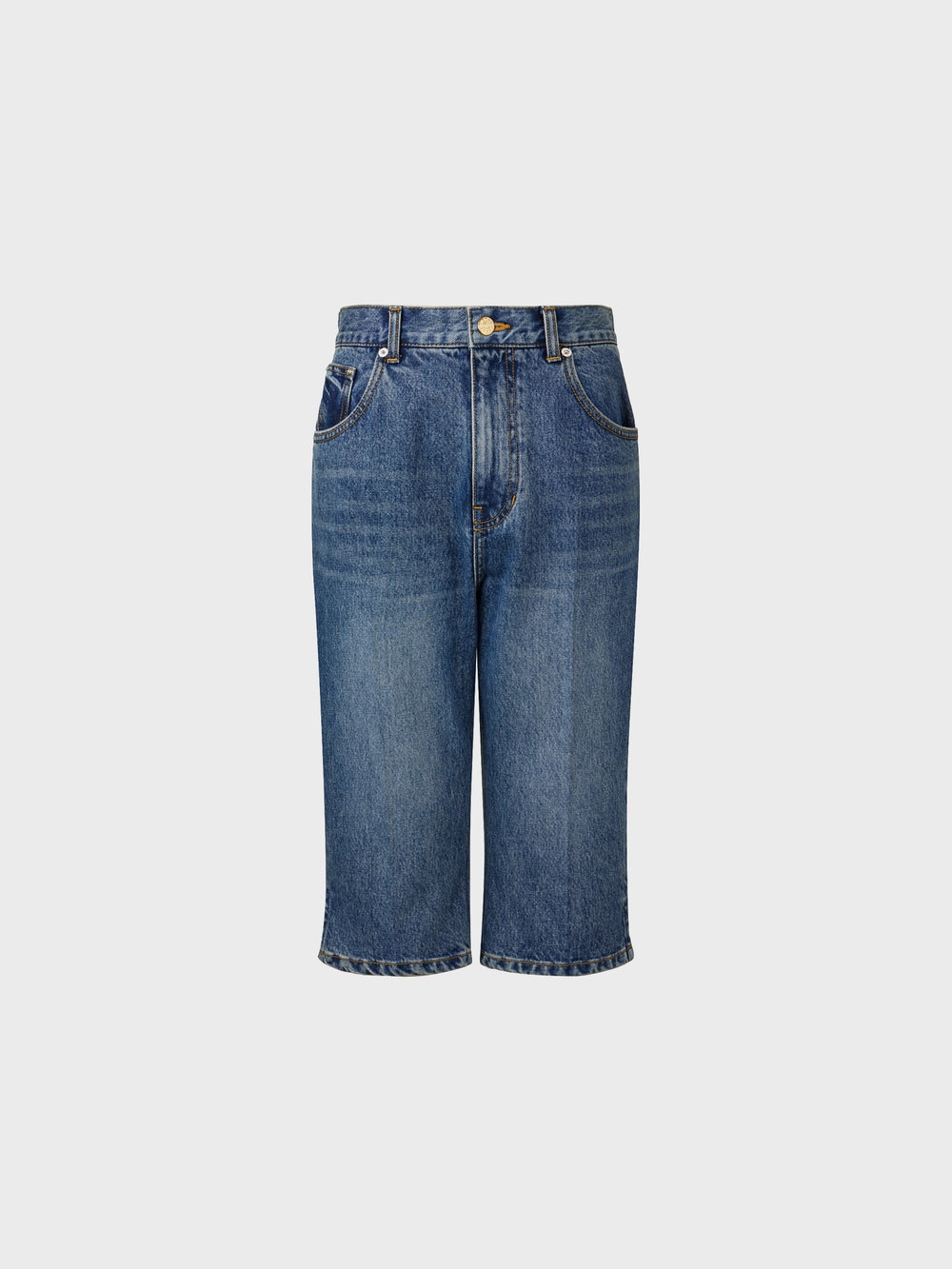 EENK Slit Detail Bermuda Shorts - Blue