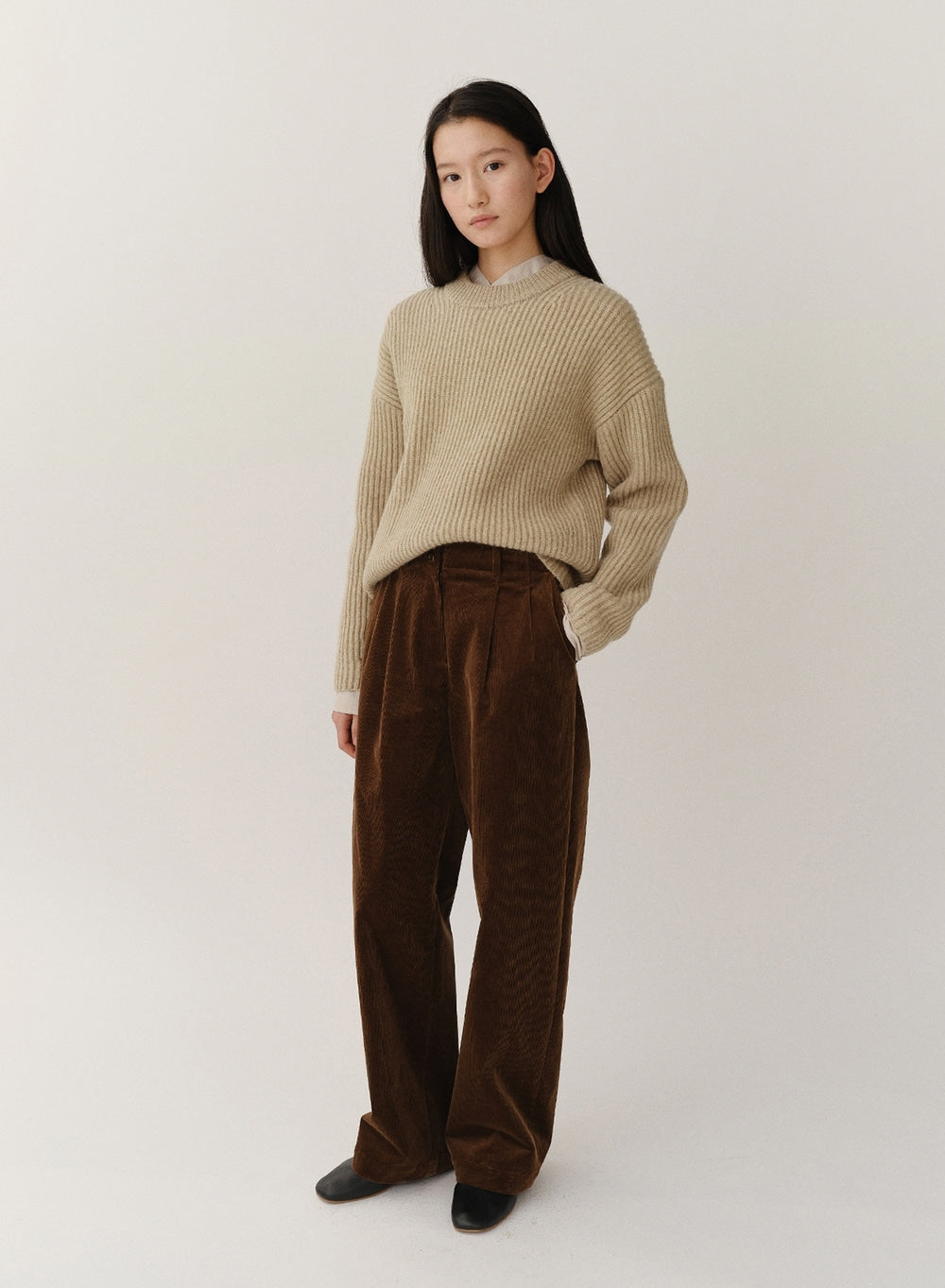 Kindersalmon Corduroy Pants Bear Brown