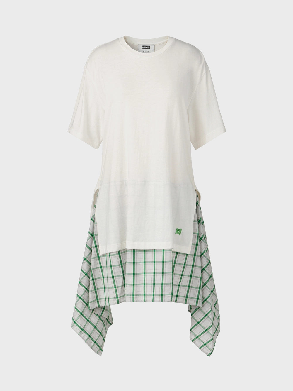 EENK Drape Layered T-shirt - White