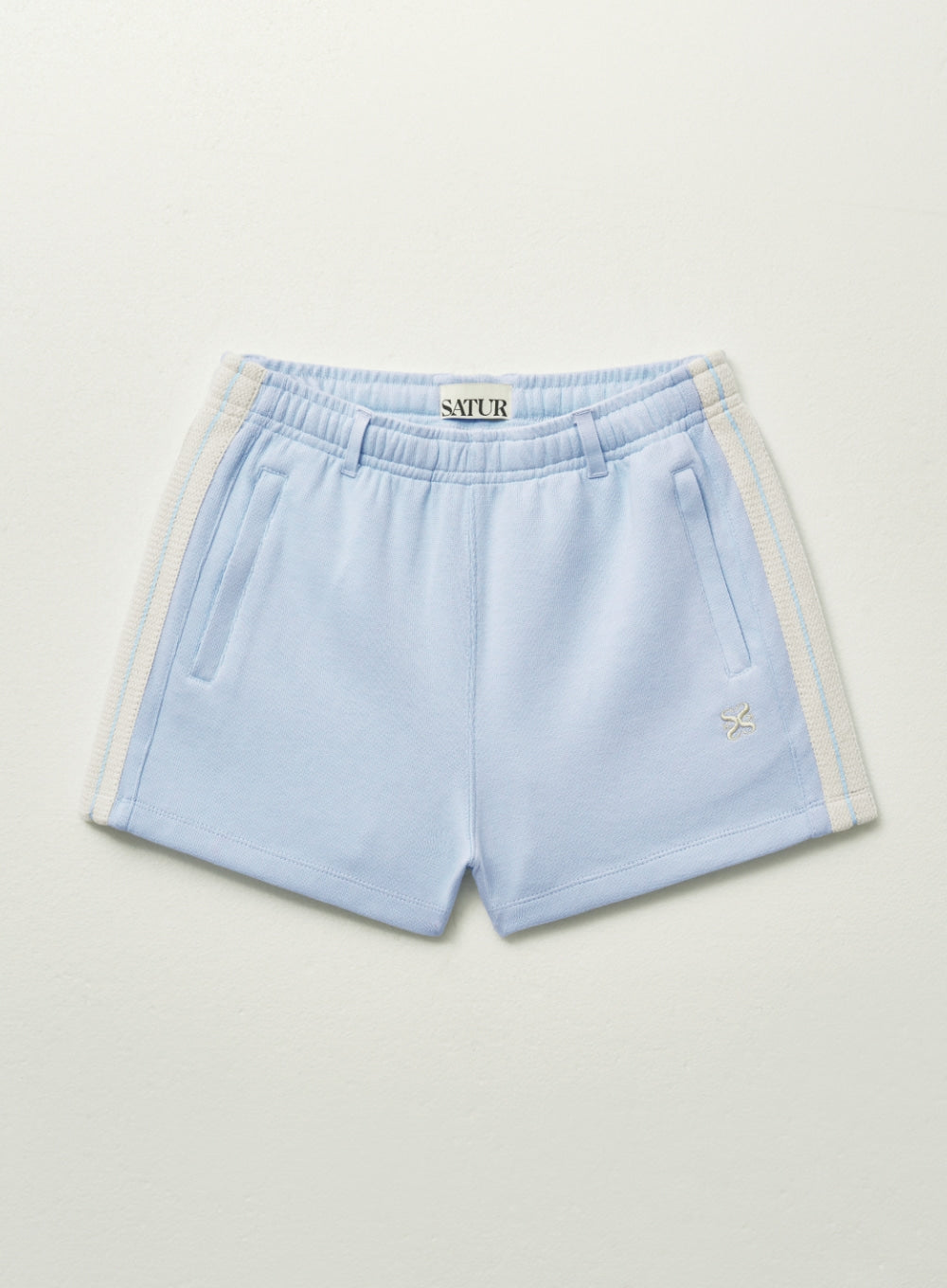 [satur] (W) Lawton All Day Track Shorts - Sky Blue