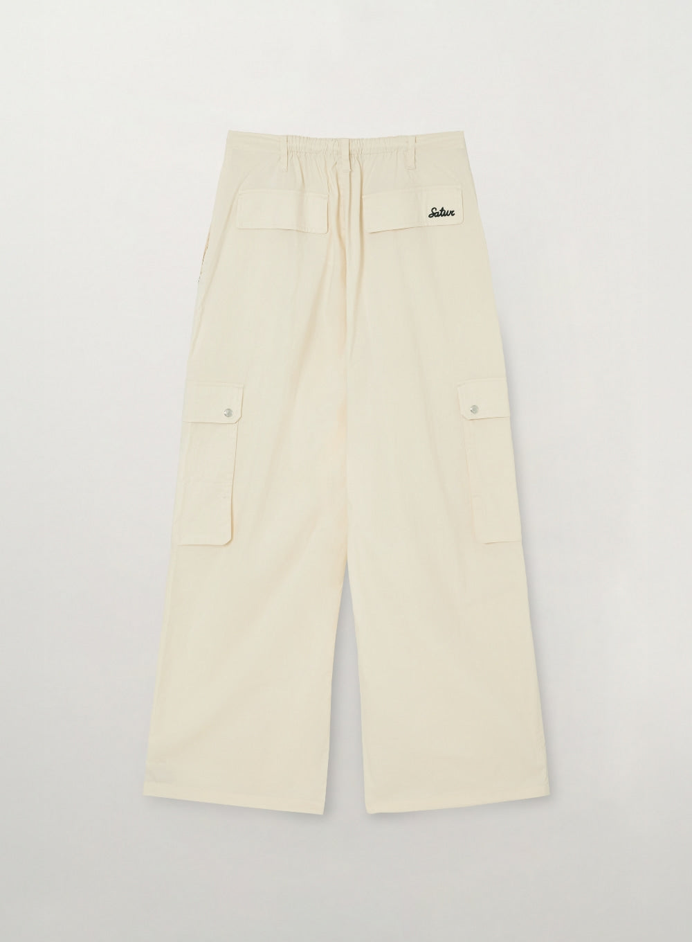 Satur (W) Pocket Parachute Pants - Cream