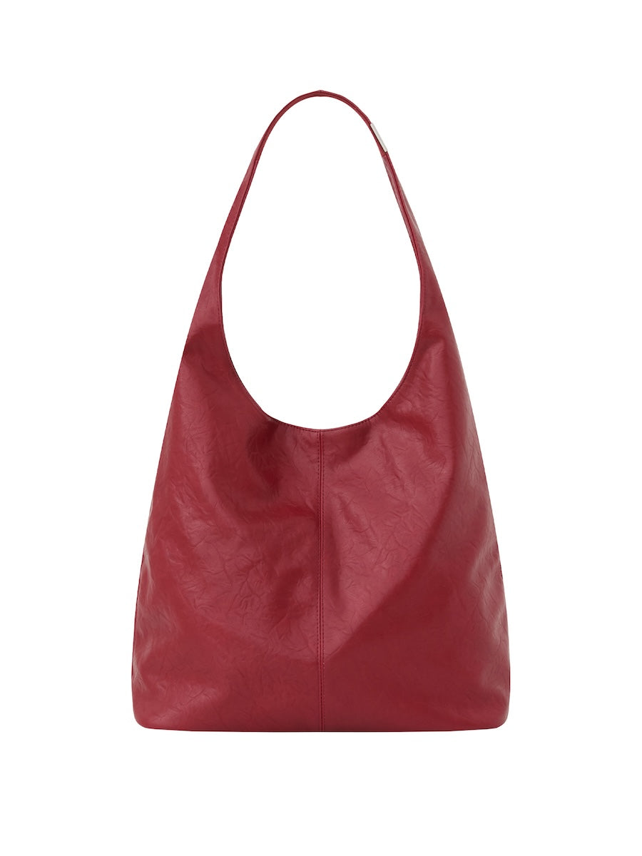 GLOWNY G Leather Shoulder Bag (Red)