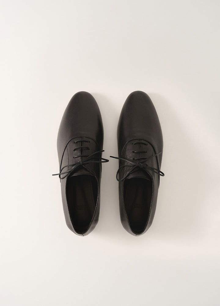 Nothing Written Calm Derby Shoes (Black)