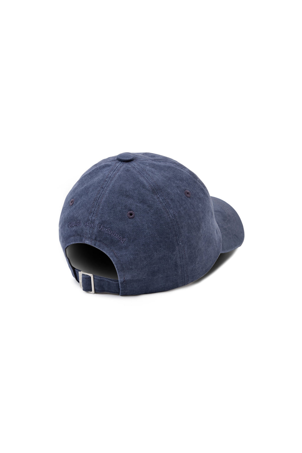 [matinkim] WASHED CIRCLE LOGO BALL CAP IN NAVY