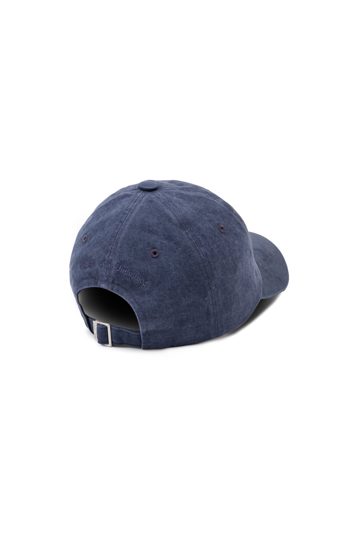 [matinkim] WASHED CIRCLE LOGO BALL CAP IN NAVY