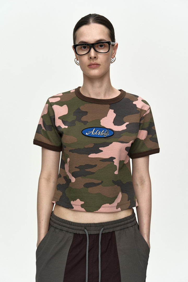 Andersson Bell (Essential) Camouflage Baby Ringer T-Shirt Camouflage)