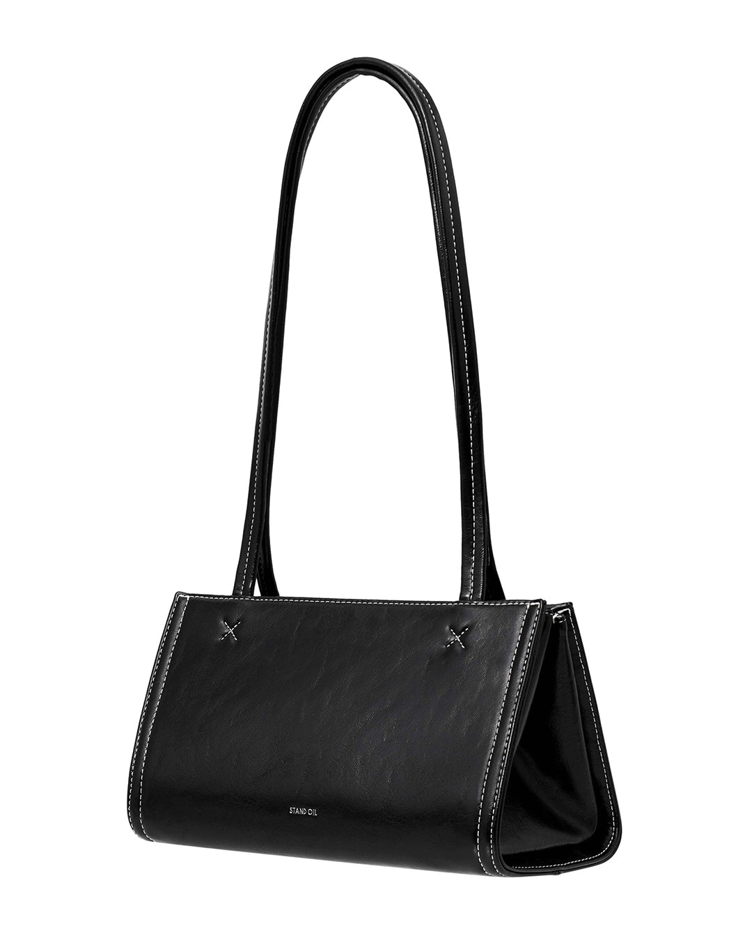 Tiny Oblong Bag in Stitch Black
