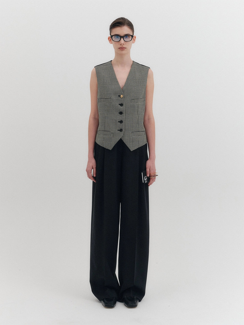 EENK Two-Tuck Wide Pants - Black