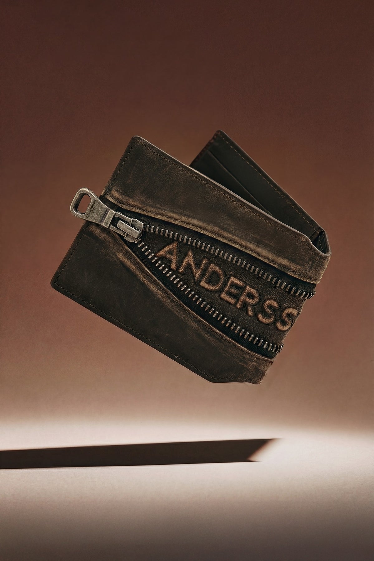 Andersson Bell Brown Leather Zip Wallet