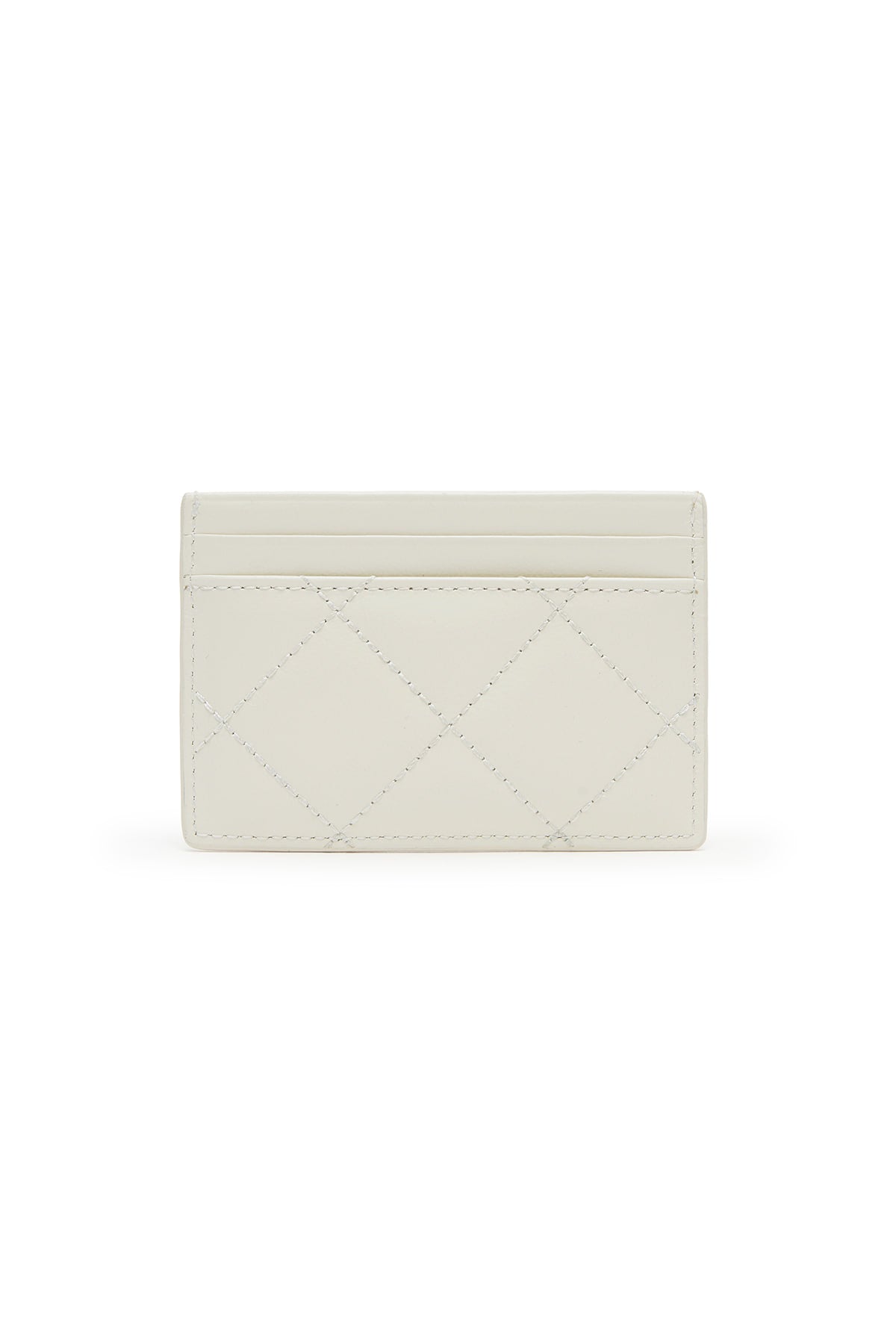 Matinkim Puff Quilt Card Wallet IN Ivory