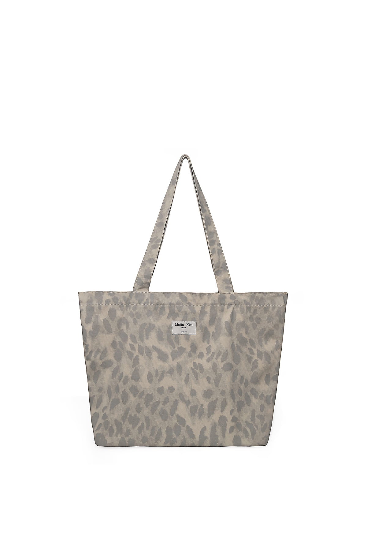 Matinkim Matin Washed Pattern Ecobag IN Light Grey