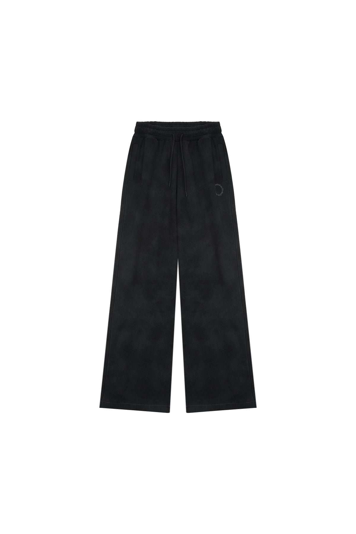 Matinkim Circle Logo Stitch Washed Sweatpants IN Dark Grey