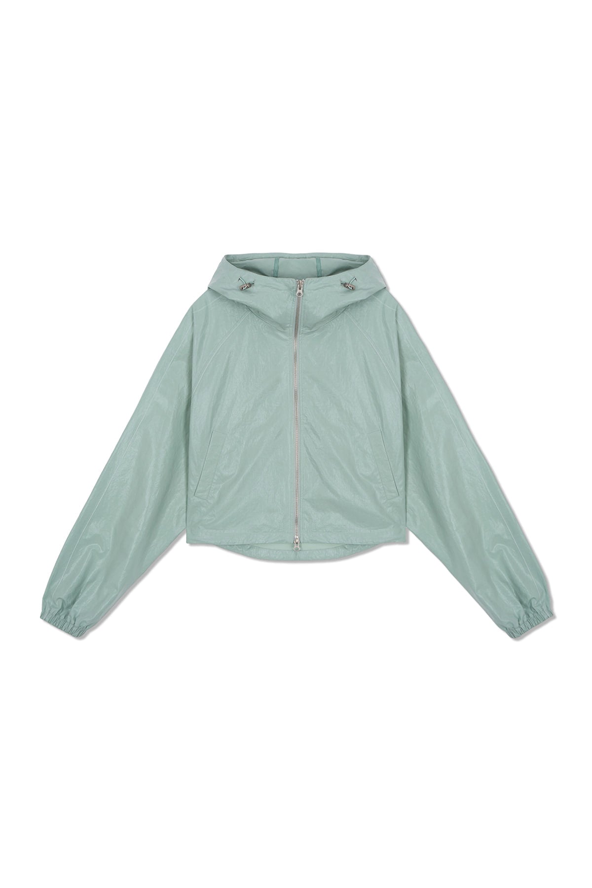 Matinkim Matin Kim Matin Crop Hoody Coating Jumper IN Mint