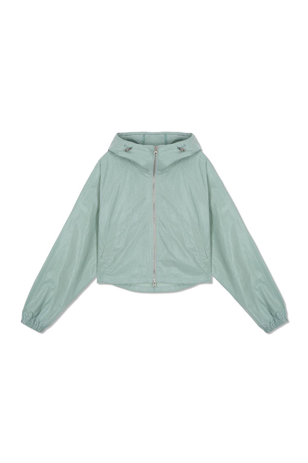 Matinkim Matin Crop Hoody Coating Jumper IN Mint