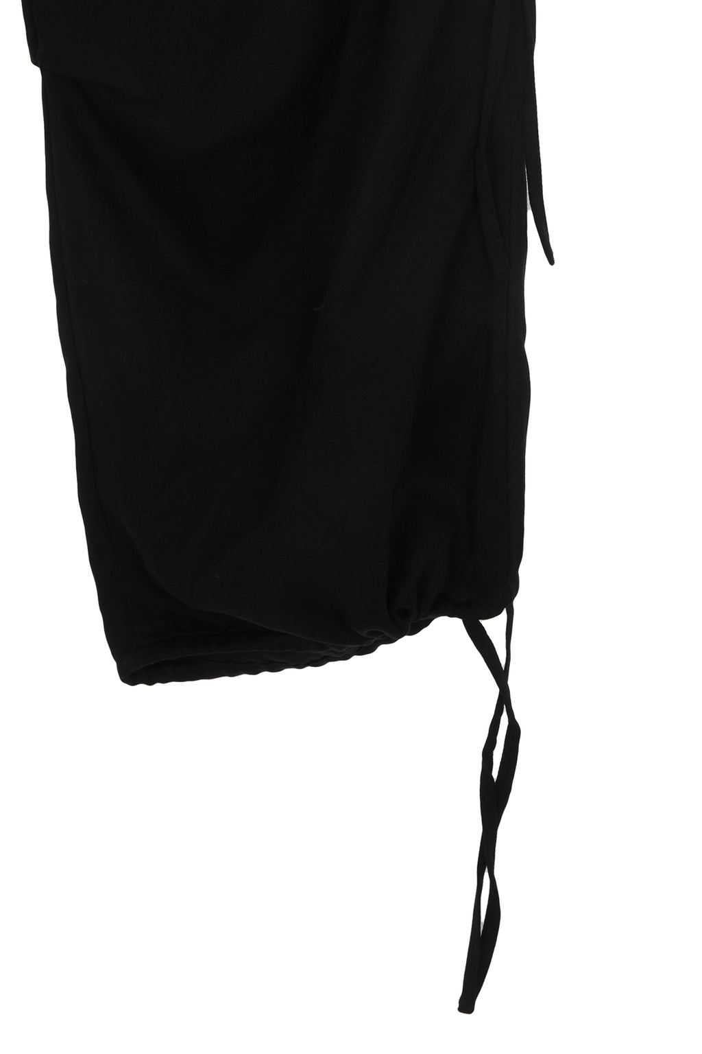 Matinkim Rayon String Cargo Pants IN Black