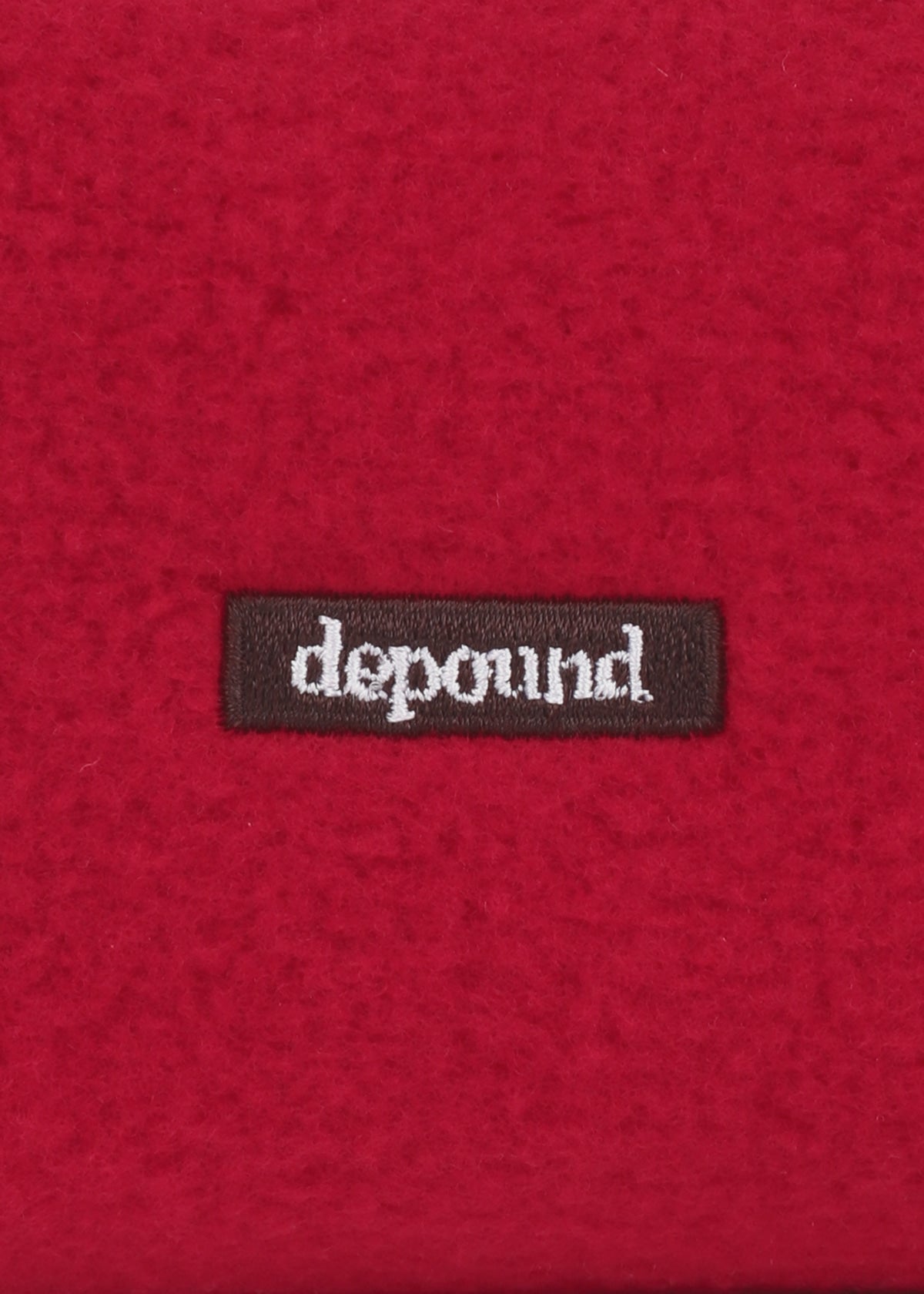Depound fleece square pouch - red (S)