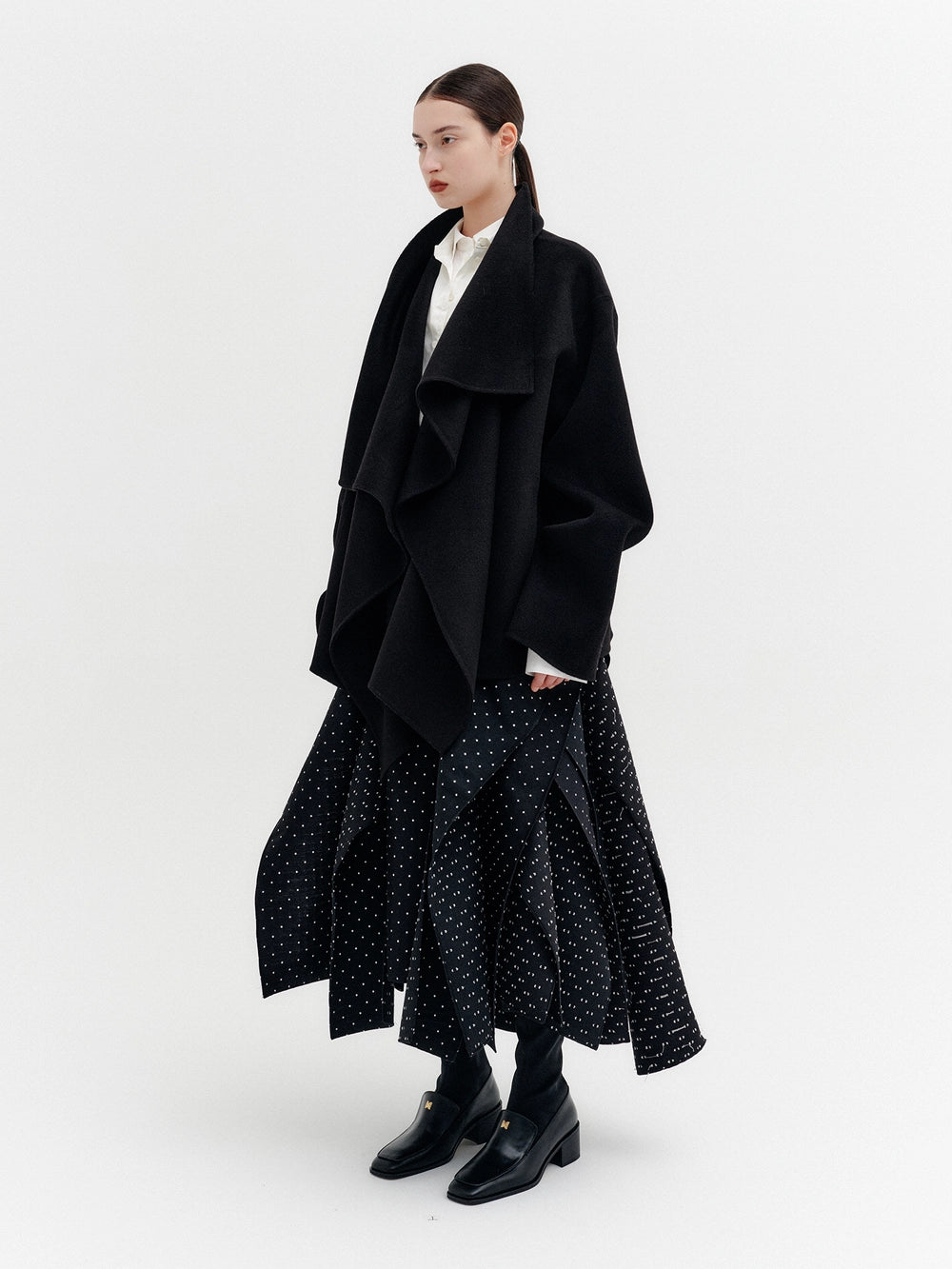 EENK Flow Draping Jacket - Black