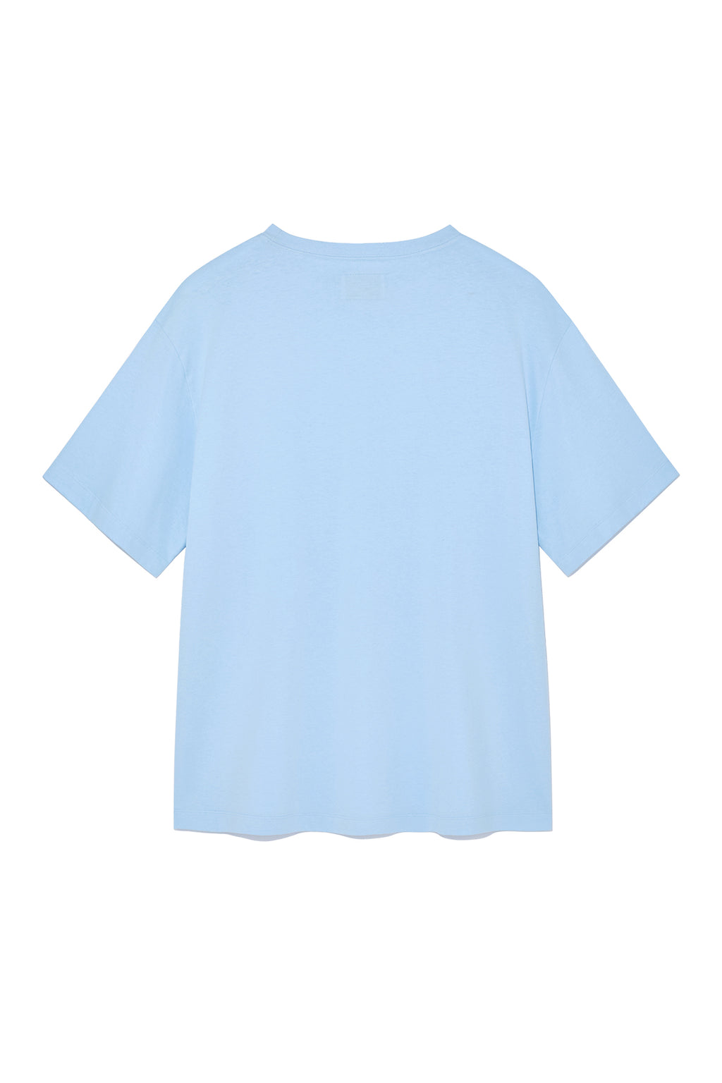 [matinkim] HALF TEXT LOGO TOP FOR MEN IN SKY