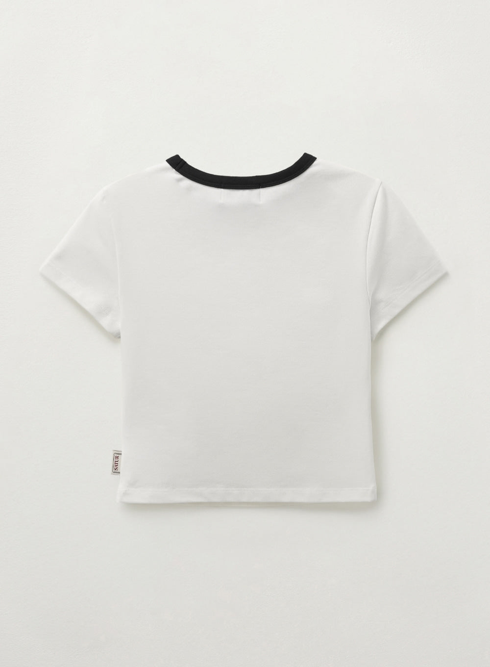 [satur] (W) Apero Crop Ringer T-Shirt - White