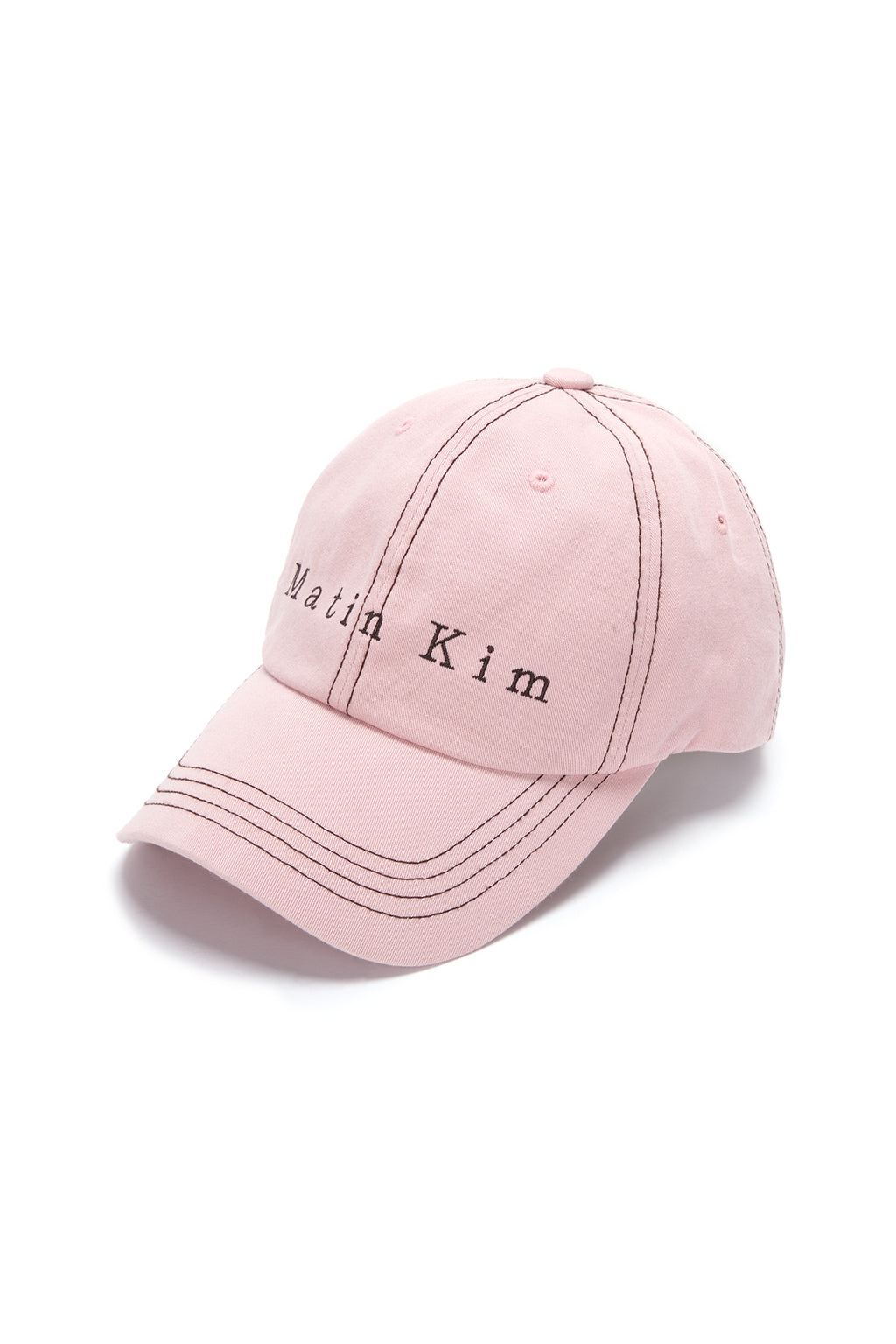 [matinkim] MATIN STITCH BALL CAP IN LIGHT PINK