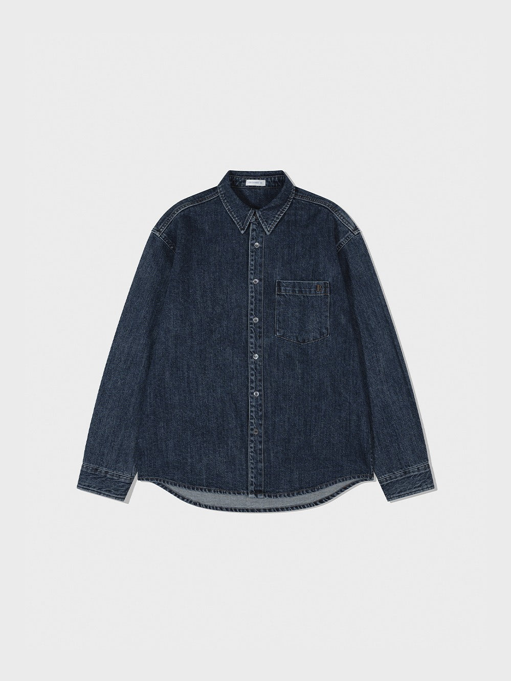 Low Classic Lc Denim Shirt Jacket Dark Blue
