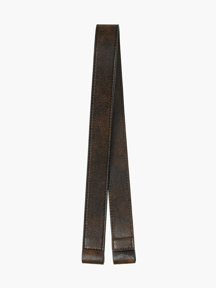 Margesherwood Dumpling Strap brown+black two tone cracked