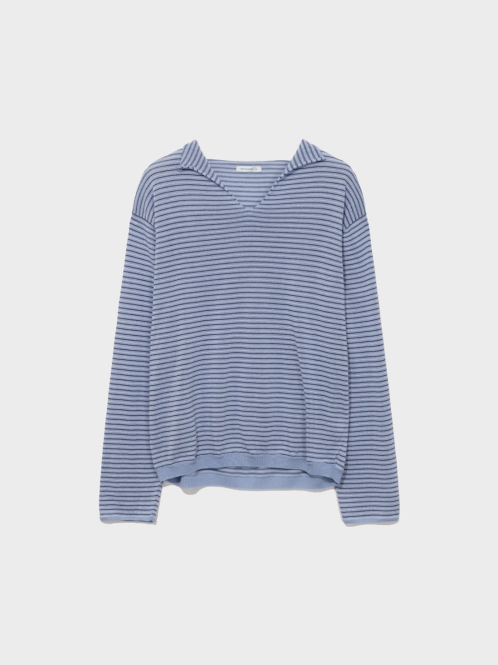 Low Classic Paper Striped Sweater Baby Blue