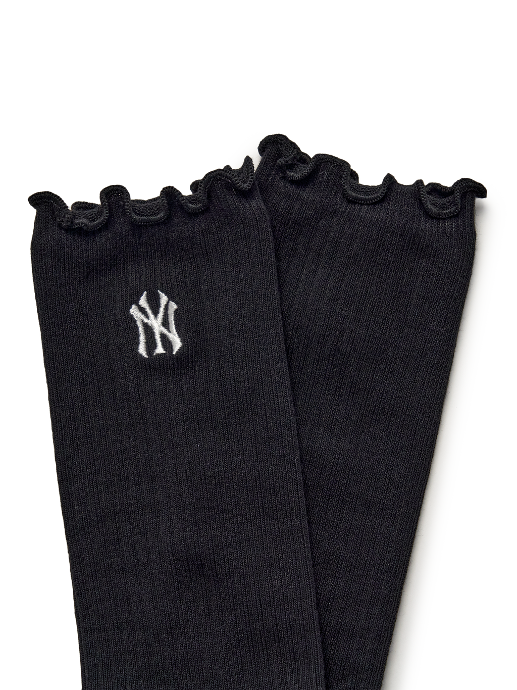 [mlb korea] Feminine Ruffle High Socks