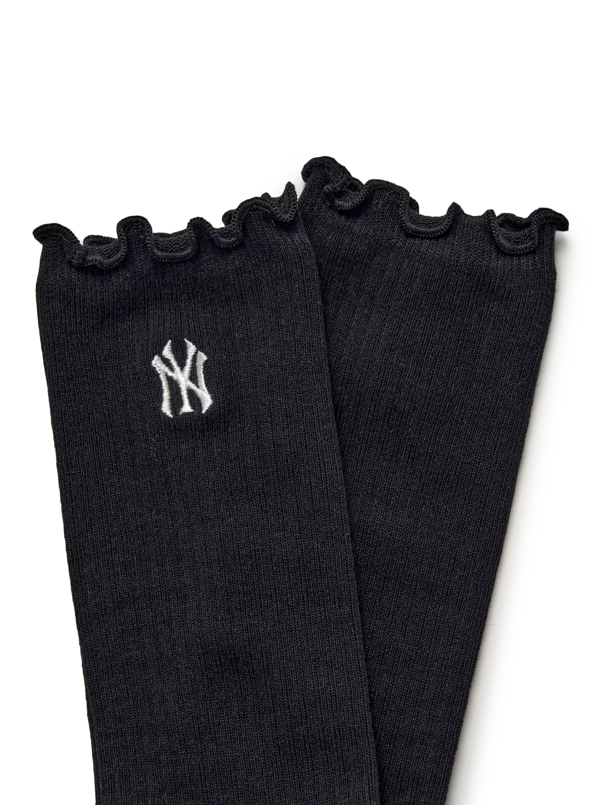 [mlb korea] Feminine Ruffle High Socks