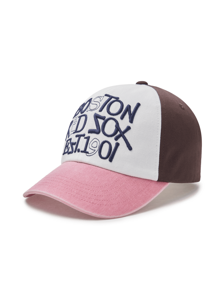 [25S New] Street Varsity Vintage Unstructured Baseball Cap Boston Red Sox