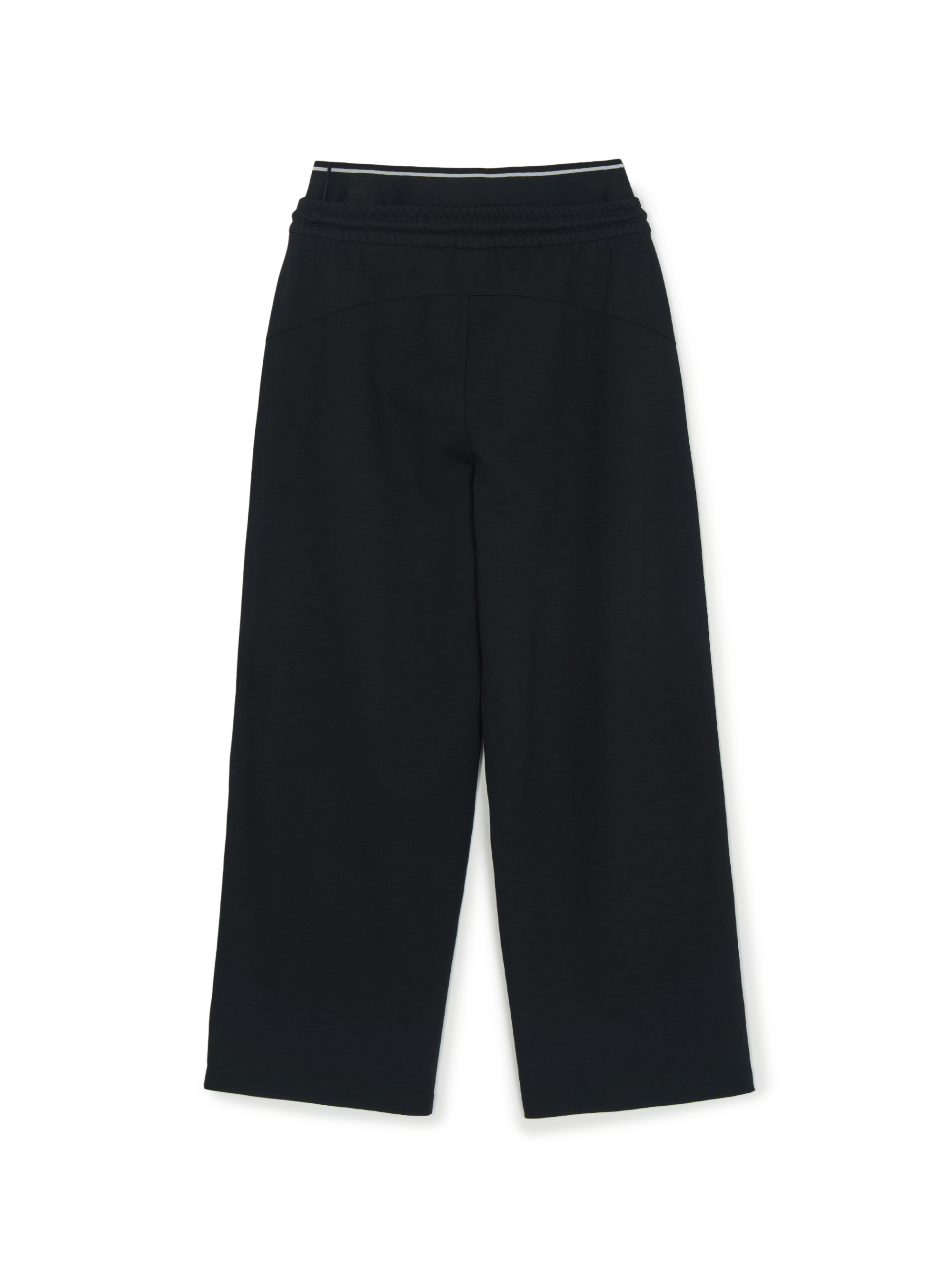 [mlb korea] Women's Basic Double Waisted Semi Wide Hip Pants