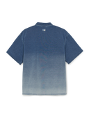 MLB Korea Basic Small Logo Stretched Denim Polo Shirt