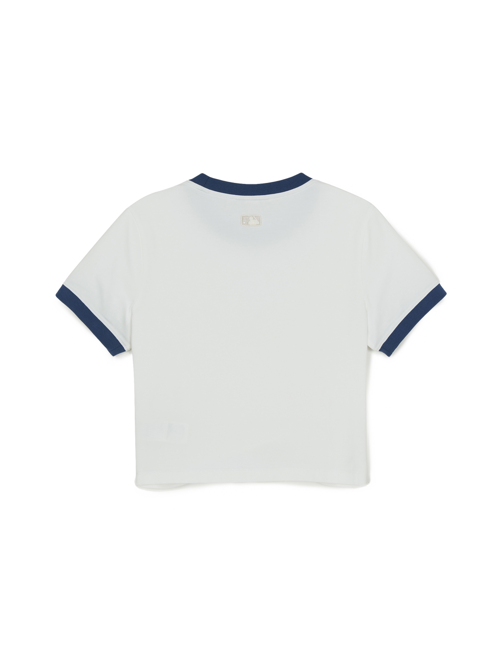 MLB Korea Women's Sportive Cursive Ringer Crop T-shirts