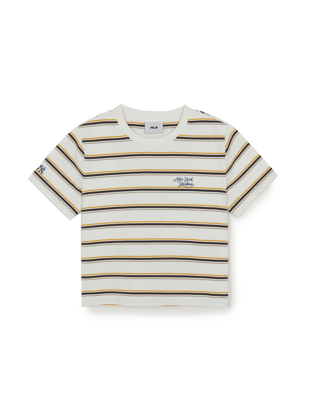 MLB Korea Women's Sportive Stripe Crop T-Shirts