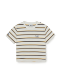 Mlb Women's Sportive Stripe Crop T-Shirts