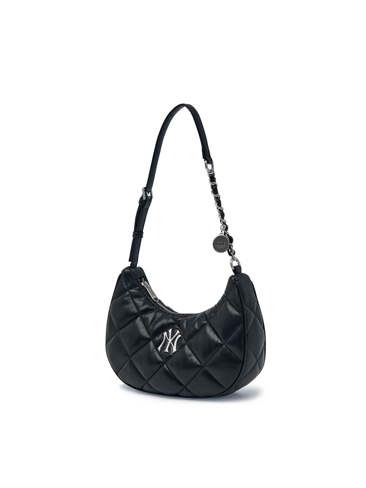 Mlb Basic Quilting Tech PU Hobo Bag
