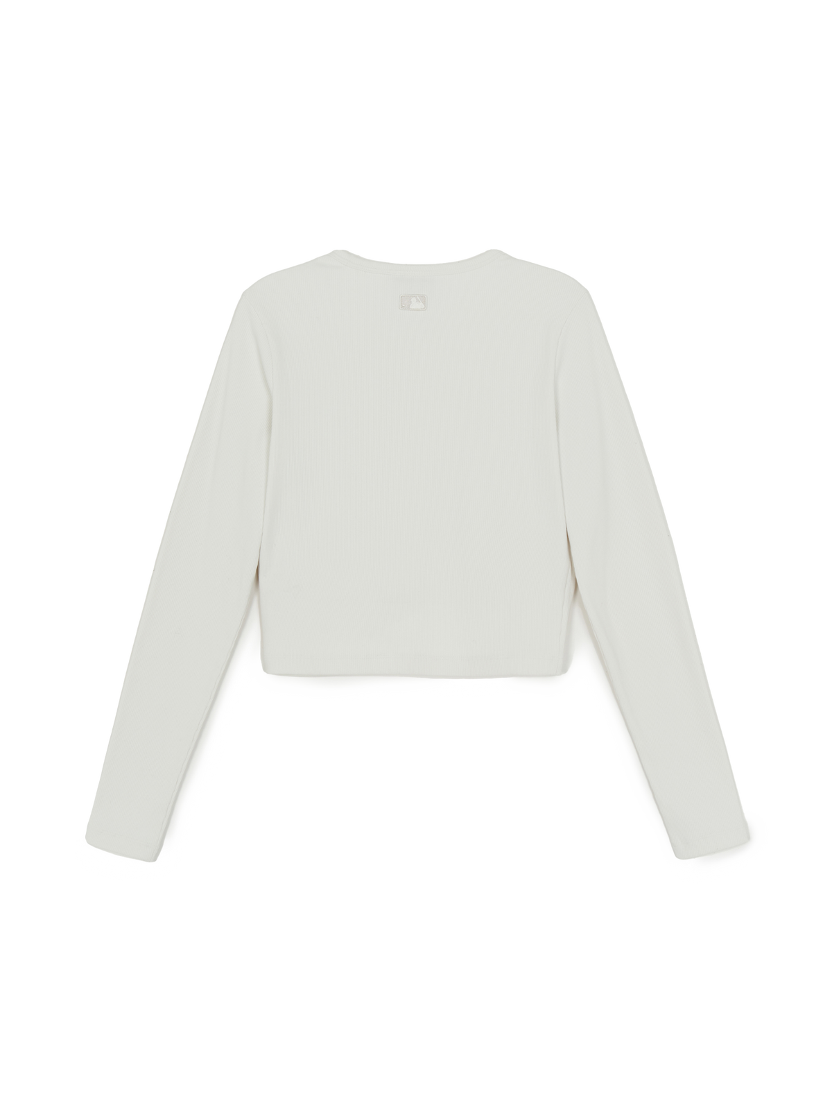 MLB Korea Women's Basic Slim Ribbed Crop Long Sleeve T-shirts
