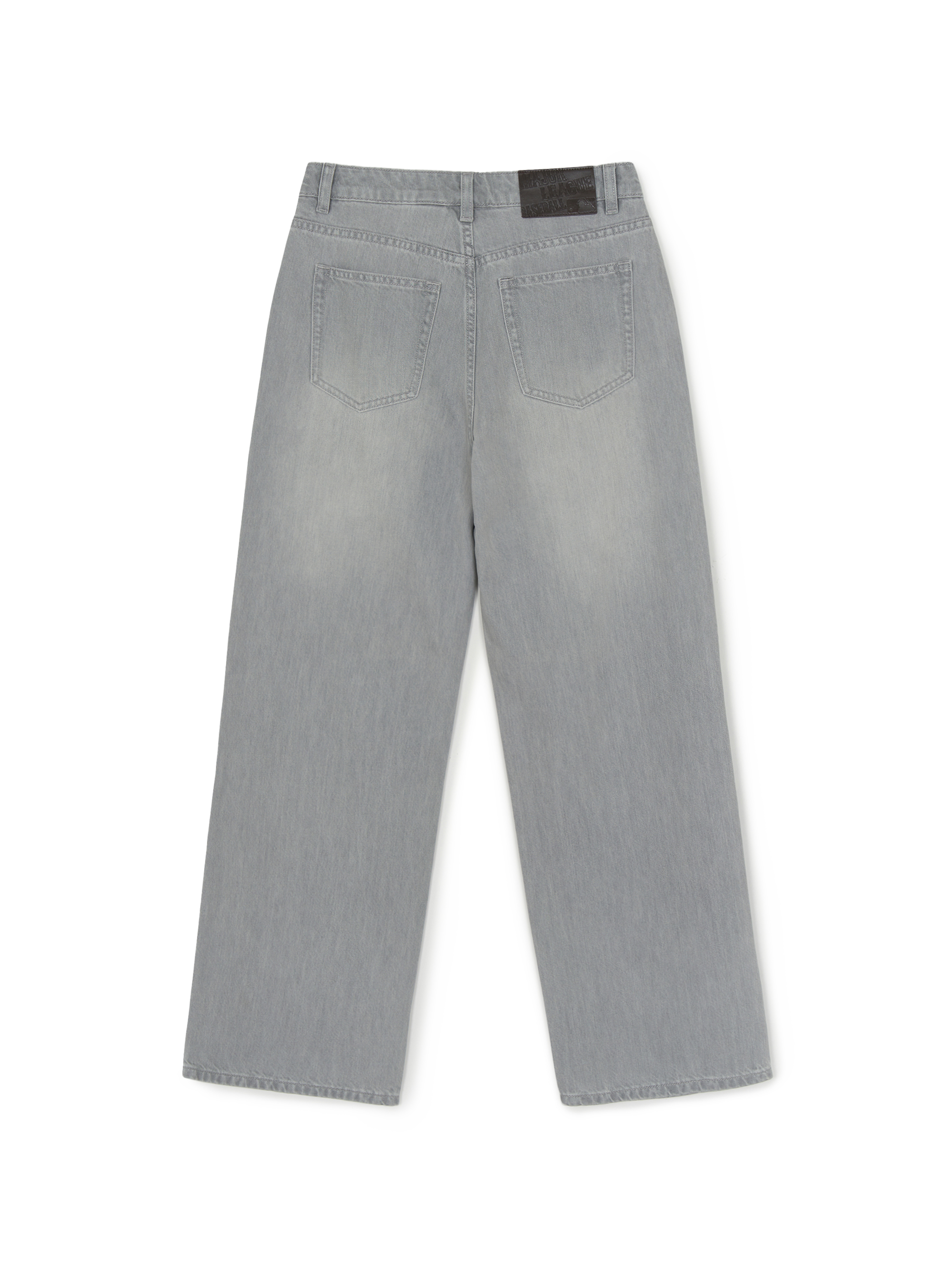 [mlb korea] Women's Basic Small Logo Summer Tencel Wide Denim Pants