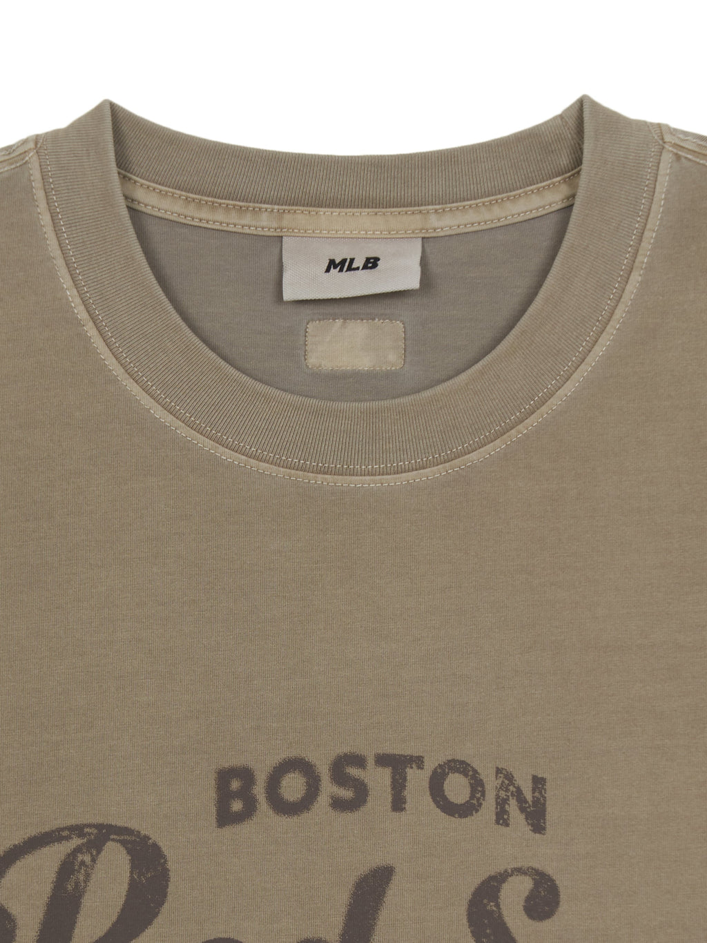 MLB Korea Vintage Washing Letter Graphic T-shirt
