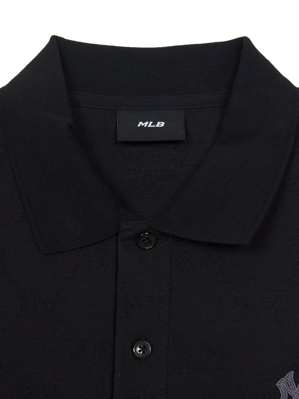 MLB Korea Dia Monogram Tonal Jacquard Polo T-Shirts