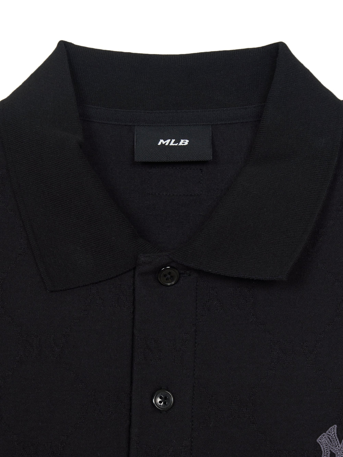 MLB Korea Dia Monogram Tonal Jacquard Polo T-Shirts