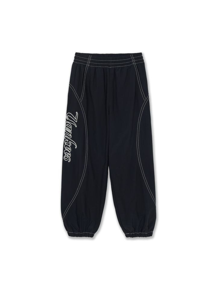 Mlb Sportive Loose Jogger Lined Woven Pants New York Yankees