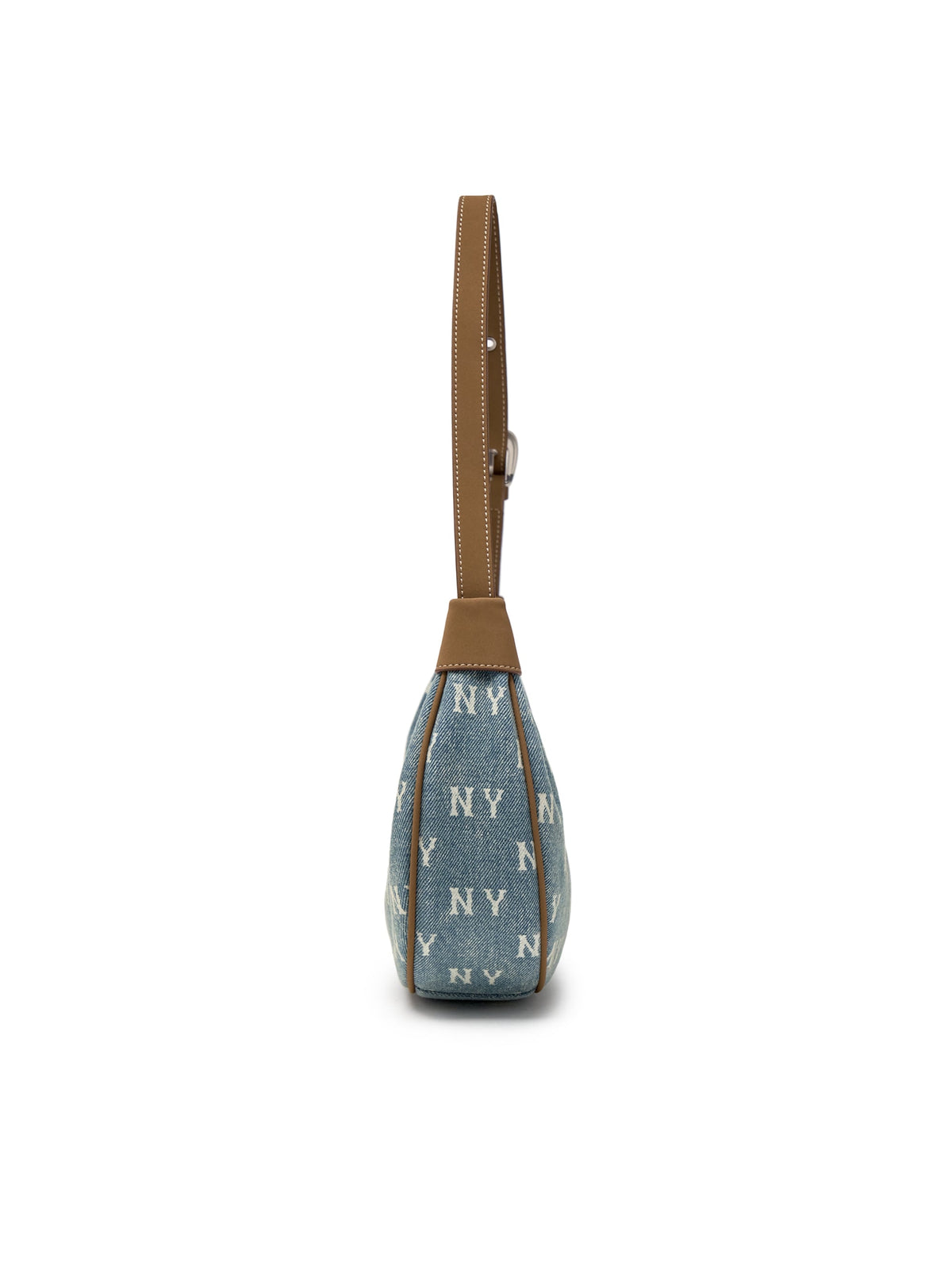 MLB Classic Monogram Vintage Denim Hobo Bag