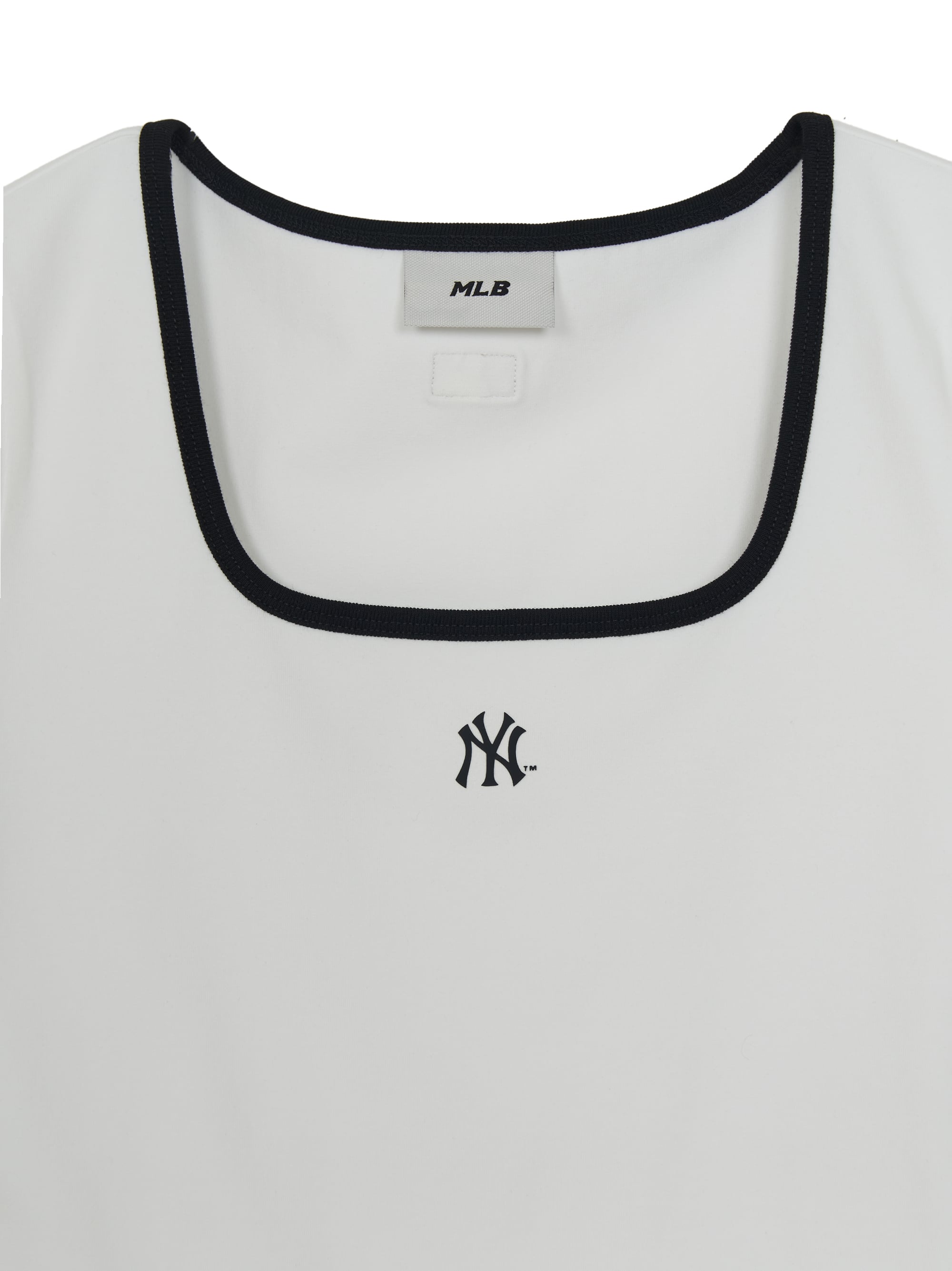 MLB Korea Women's Basic Square Neck Slim Fit T-shirt