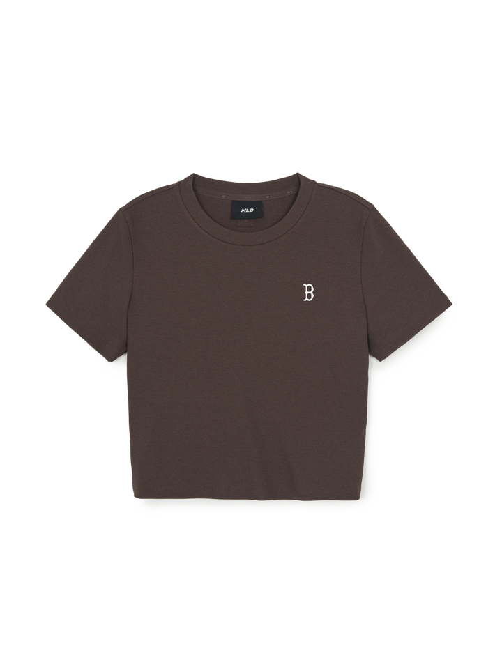 MLB Korea Women's Vintage Slim Ribbed T-shirt
