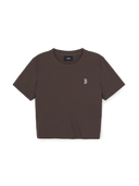 [MLB] Women's Vintage Slim Ribbed T-shirt