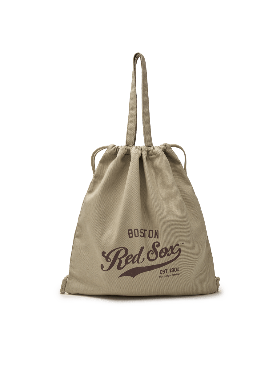☆MLB Korea☆ Basic Big Logo Canvas Bucket Bag BOS Cream Basic Big Logo Canvas Bucket Bag BOSTON REDSOX - MLB KOREA